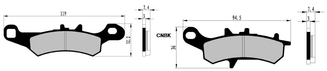 Bremsbeläge einstellen passen KAWASAKI Schmutz KX85 KX 85 2001 2002 2003 2004 2005 2006 2007 vorne