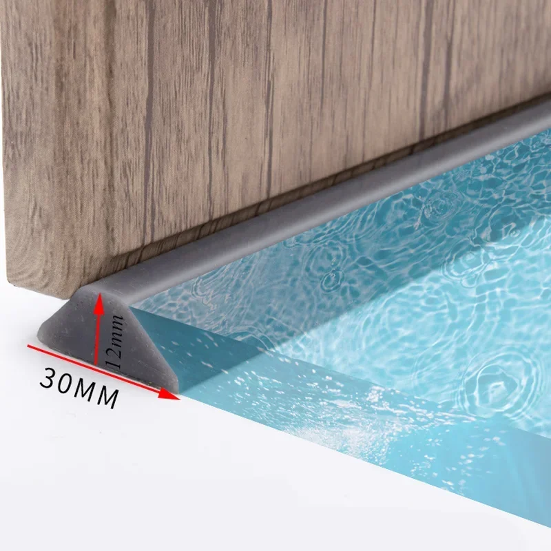 50 Cm-5 M Badkamer Water Stopper Water Partitie Droge En Natte Scheiding Overstromingsbarrière Rubber Dam Silicon water Blocker Glijdt Niet