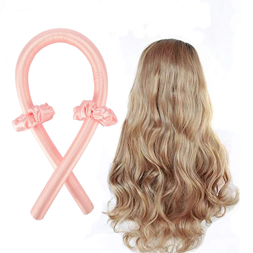 Heatless Curling Rod Headband No Heat Curls Ribbon Hair Roller Soft Shiny Spiral Wave Hair Curlers Sleeping Hairdresser Tool