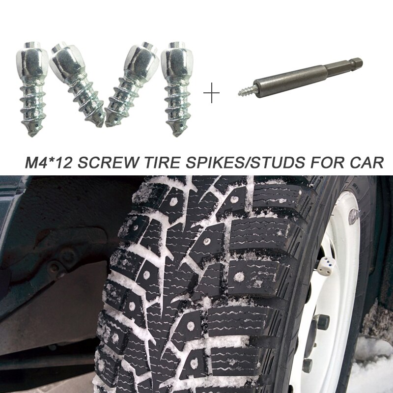 200 sztuk 12mm kolce robić opon samochodów opona rowerowa szpilki opony trony zima śnieg wioślarz samochód śnieg Goujons a Vis dla fatbike