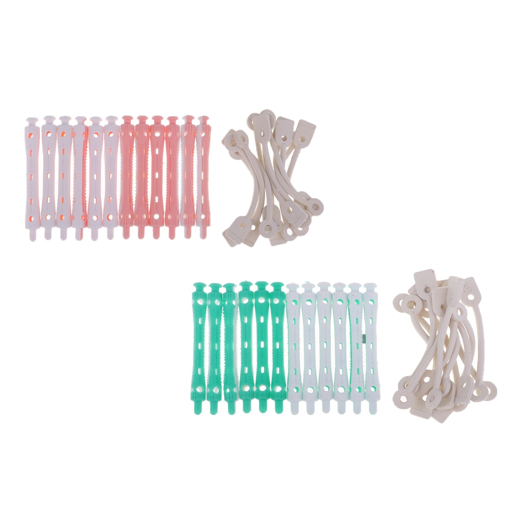 Accesorios para el cabello, barra para permanente de peluquería, pinzas para el pelo, herramientas de estilo de peluquería 24 piezas
