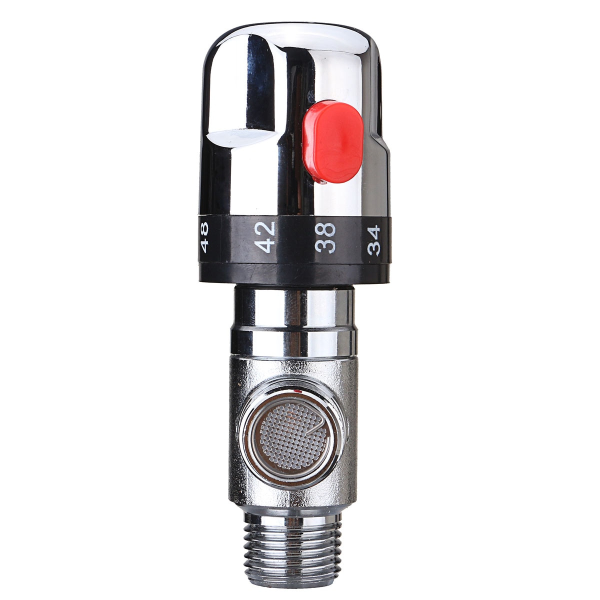 15MM 3 Way Thermostatic Mixing Valve Shower Water Temperature Control Mixer /Cold Thermostatic Shower Mixing Valve