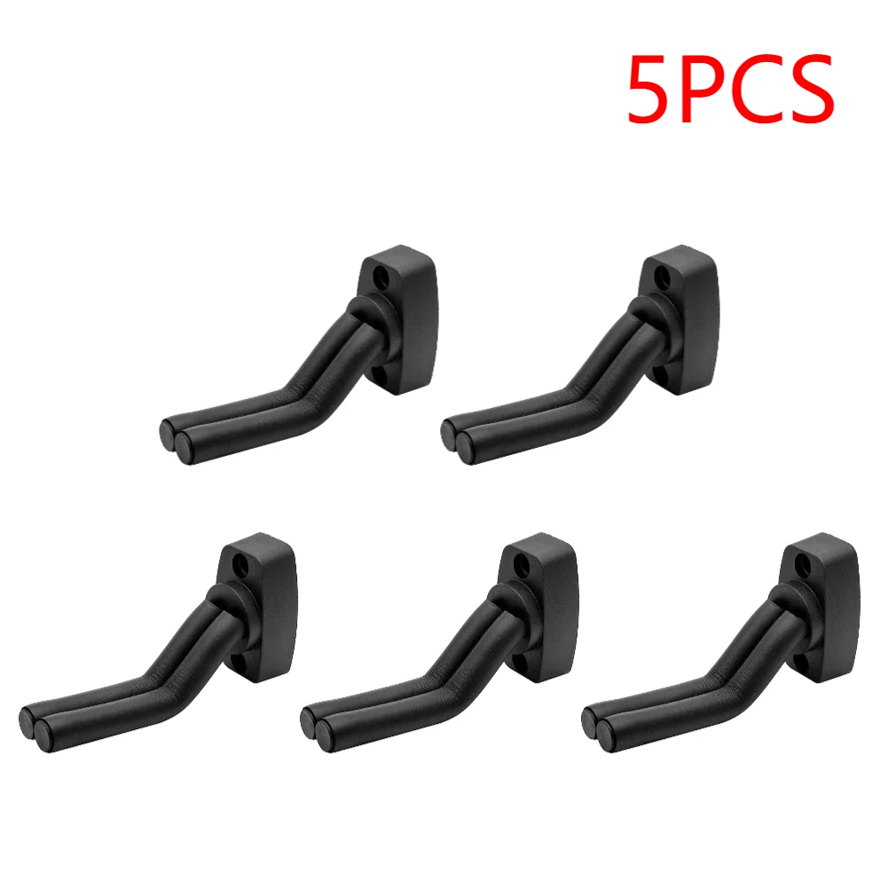 Miwayer-soporte de pared para guitarra, colgador de guitarra negro, gancho de pared para todos los tamaños, guitarras, bajo, mandolina, Banjo, ukelele: Rojo