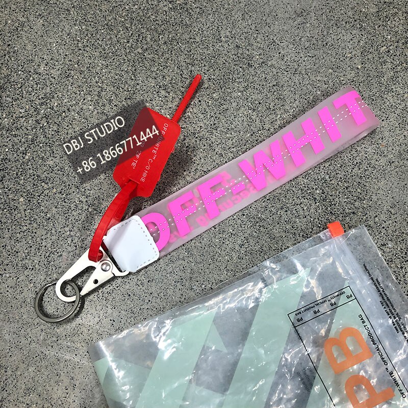 Hors porte-clés PVC couleur lettres transparent métal anneau porte-clés voiture porte-clés sac d'école pendentif petits accessoires: Rose