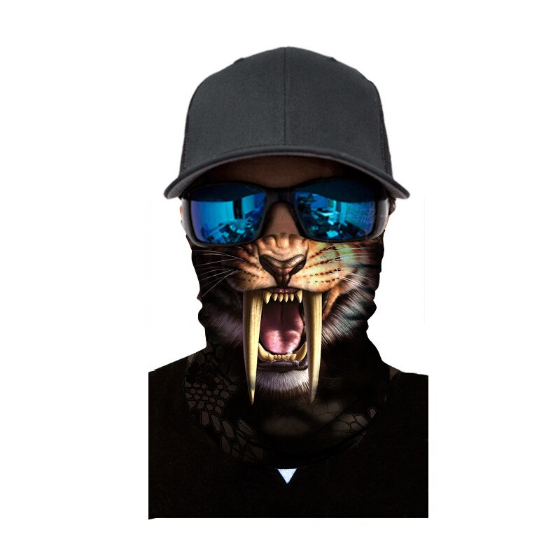 Masque facial magique d'extérieur en Lycra pour Moto, casquette coupe-vent pour motard, Ski, bouchon