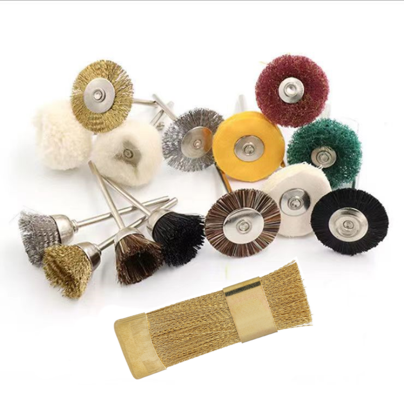 Broca para uñas, cepillo de limpieza, taladros eléctricos portátiles para manicura, alambre de cobre, limpiador, accesorios para decoración de uñas DIY, 1 ud.