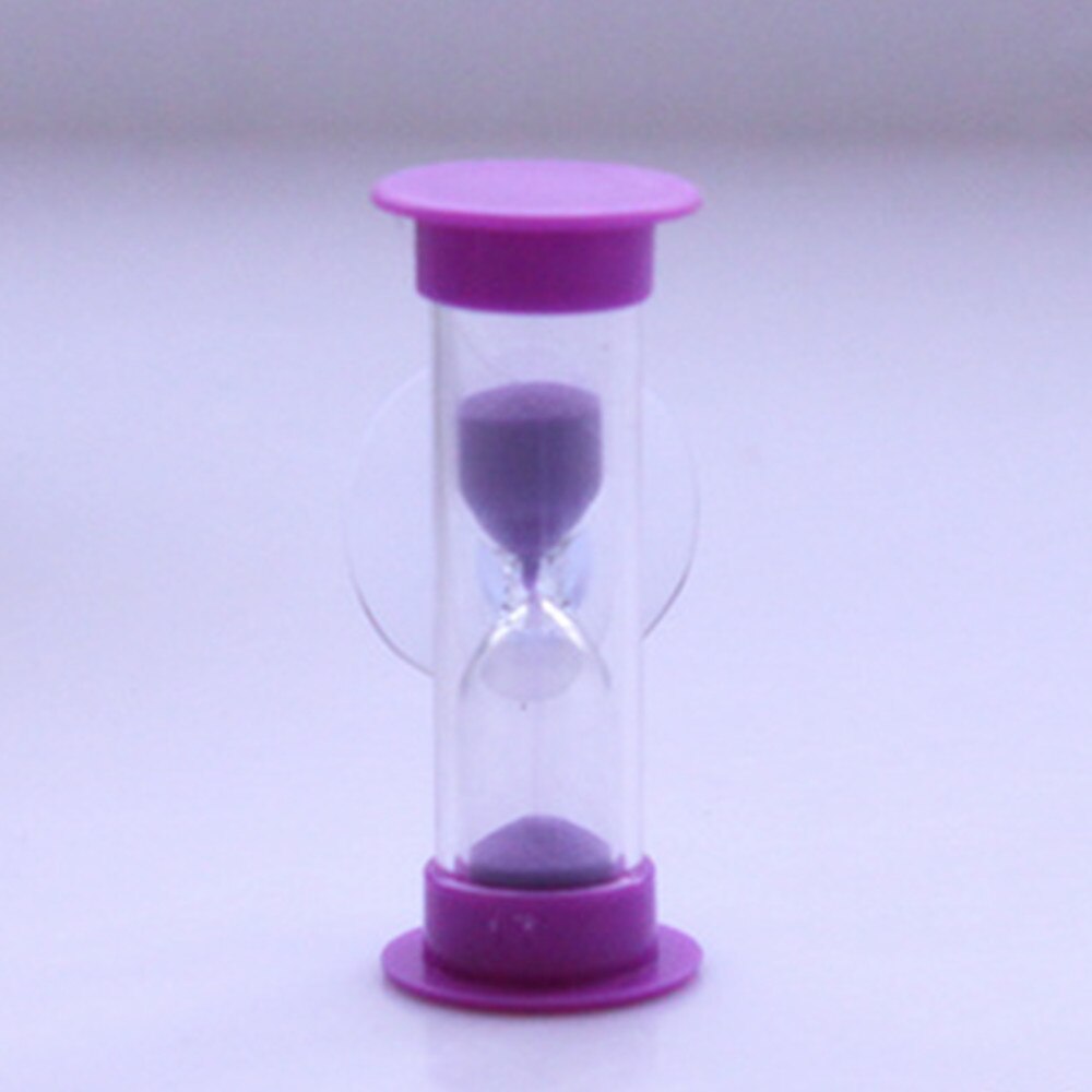 Douche Timer Speelgoed Met Sucker Praktische Zand Klok Baden Tool Gadget Handig Zandloper Abs Badkamer Accessoires Thuis: Purple / 3min
