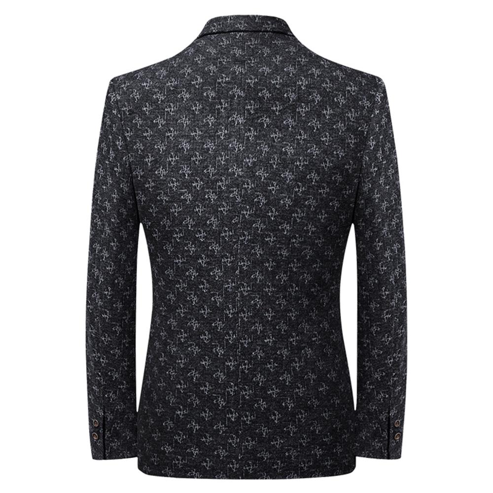 YUNCLOS, chaqueta para hombre, chaqueta ajustada para hombre, blazer negro a la , trajes con estampado para hombre, abrigo, ropa para hombre, tendencias, Masculino
