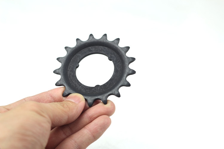 Piñón fijo de bicicleta urbana, piñón libre de 17 dientes, rueda de freno