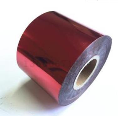 3CM 120Meter/Rollen Gold Silber Heißer Folie Stanzen Papier Handwerk Papier 12 farben Branding eisen heißer Wärme presse maschine: rot