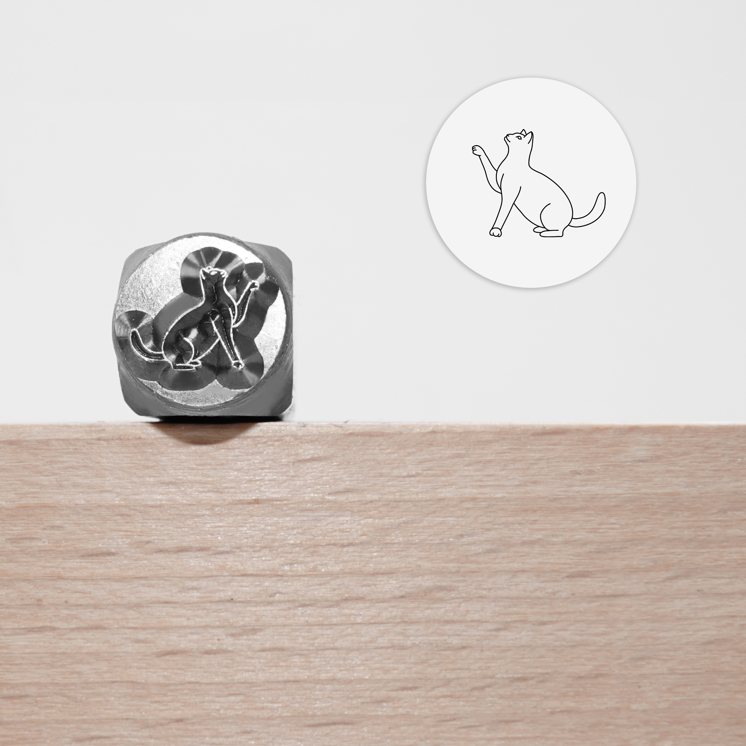 Metal Stamping Jewelry Making Supplies Forest Animals Metal Stamp for Metal, Jewelry (8.5mm): Red