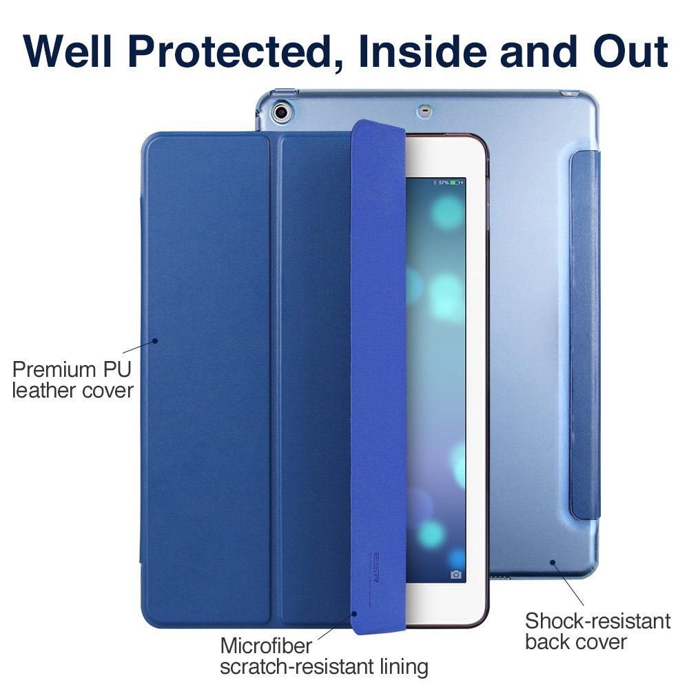 Hoes voor apple ipad mini, ultraslanke hoes met automatische slaap-/waakfunctie, slimme flipstandaard, pu-leren hoes voor ipad mini 1, 2, 3, fundas