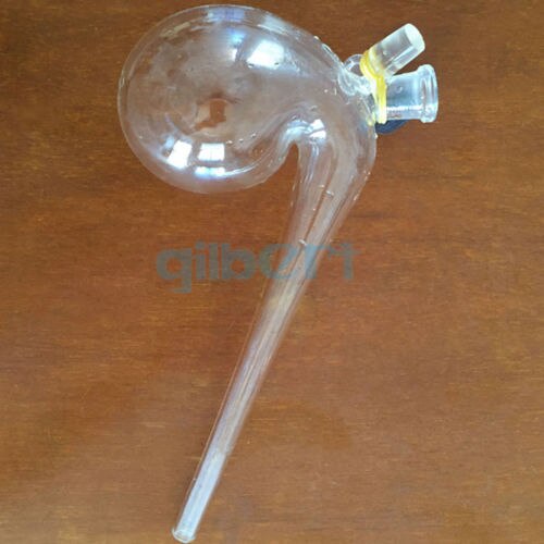 125ml Borosilicate Glass Retort with Ground-in Stopper Round Bottom Labware