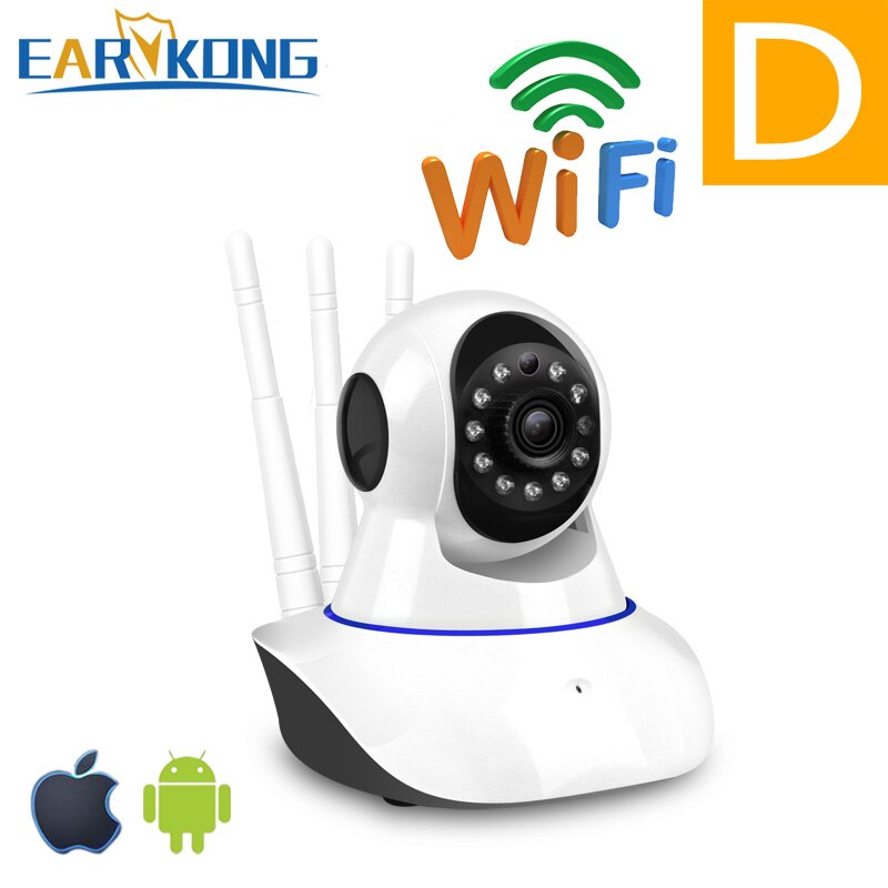 Wifi GSM Home Burglar Alarm System 433MHz Detector Alarm Support Telephone Line PSTN & SIM Card Voice Intercom Wifi APP Relay: D / Spanish