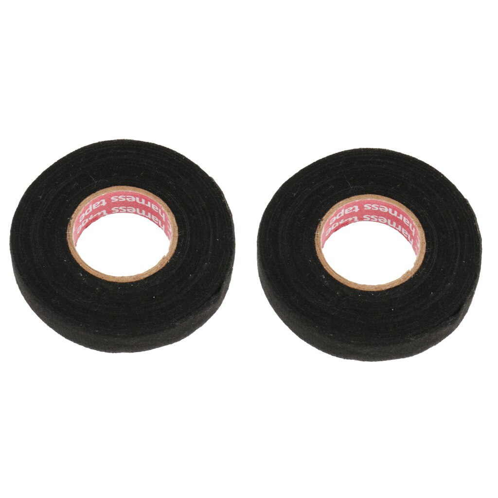 2PCS Auto Car Truck Noise Damping Loom Wire Harness Cloth Electrical Tape