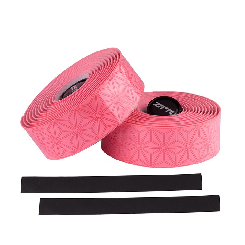 Officiële Authentieke Fietsstuur Bandjes Pu Antislip Fietsstuur Tape Stretch Eva Fietsen Racefiets Accessoires: pink