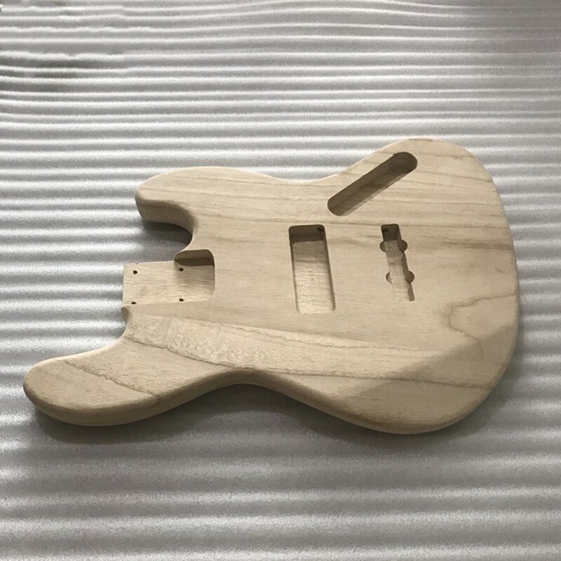 Unfinished Electric Guitar Body Wood Blank Guitar Barrel for JB Style Electric Guitars DIY Parts