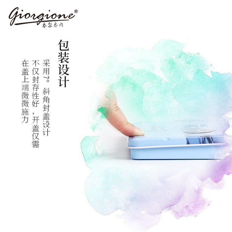 36/48 Kleuren Aquarel Palet Tin Set Met Water Borstel Aquarel Veld Schets Sets Professionele Kunst Schilderen Leveringen