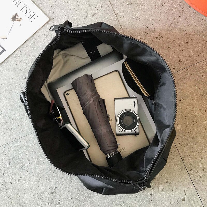 Reisetasche Wasserdicht Gestreifte Reisen Taschen Und Fitness Für Frauen Frauen Wochenende Reise Handtasche Reistas XA760WB