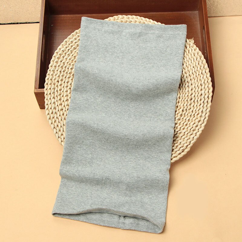 autumn and winter cotton children's collar warm and cold-proof collar solid color baby scarf for boys and girls A86: light grey