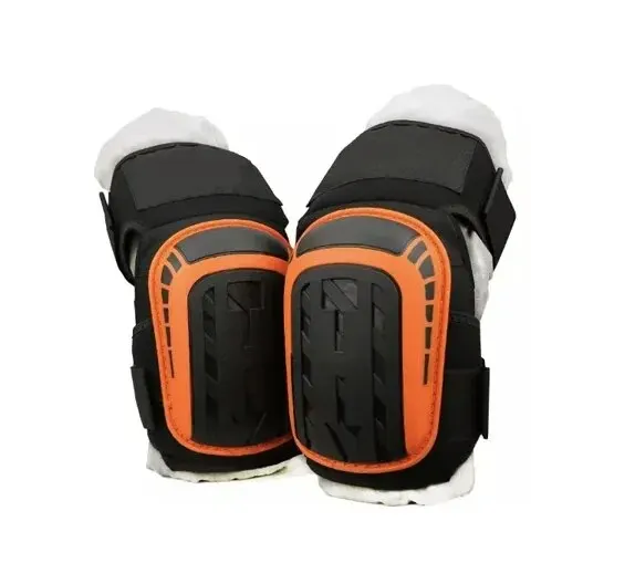 Heavy Duty EVA Foam Padding Knee Pads with Comfortable Gel Cushion and Adjustable Straps for Work and Gardening.: black