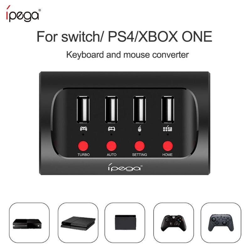 IPega-Convertidor de teclado y ratón de PG-9133 para PS4, Xbox One, Nintendo Switch, adaptador de consola
