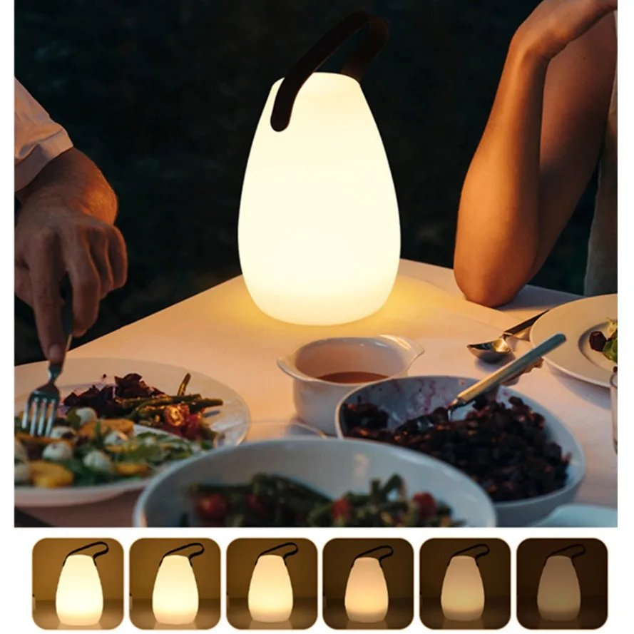 Kleurrijke Draagbare Tuya App Afstandsbediening Rgb Led Outdoor Waterdichte Camping Boek Lamp Sfeer Licht Feest Decoratie Licht Licht
