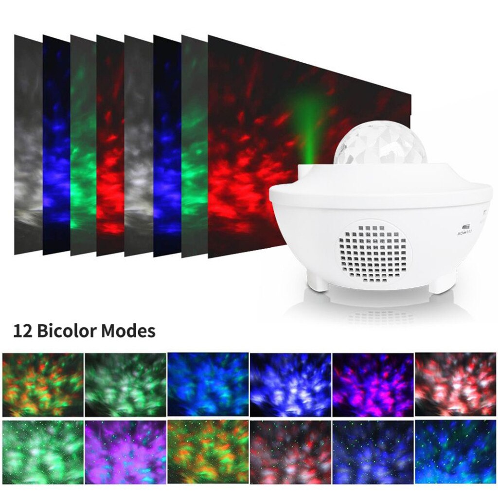 Home Led Lightful Night Sky Projector Lamp Oceaan Golf Ster Licht Kamer Romantische Decor Verlichting Party Disco Dj Ktv # Bc★