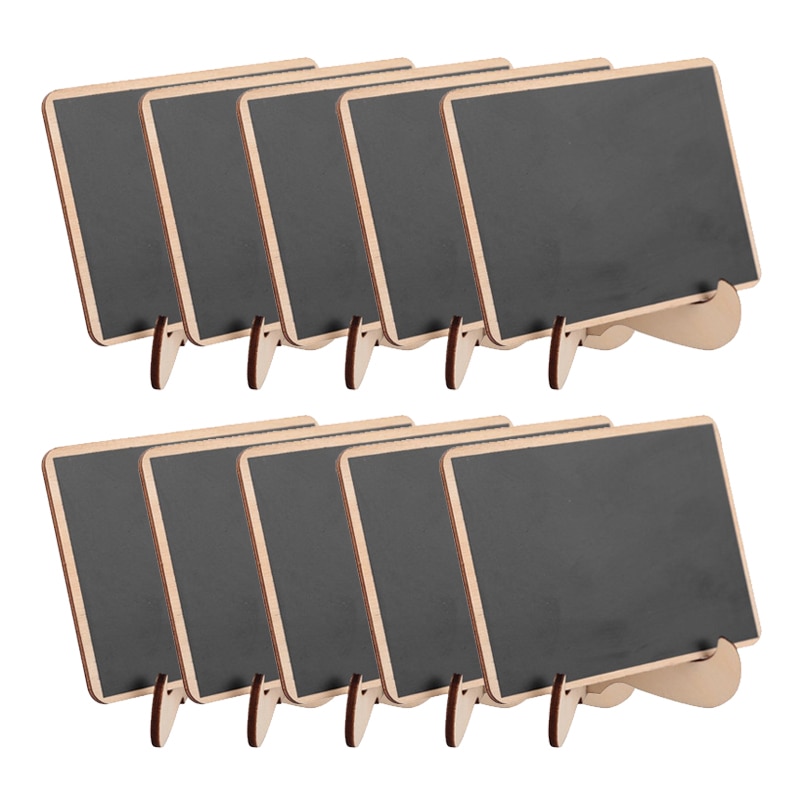 10pcs/Lot Lace shape Wooden mini blackboard Message boardFor Wedding Party Decorations chalkboards
