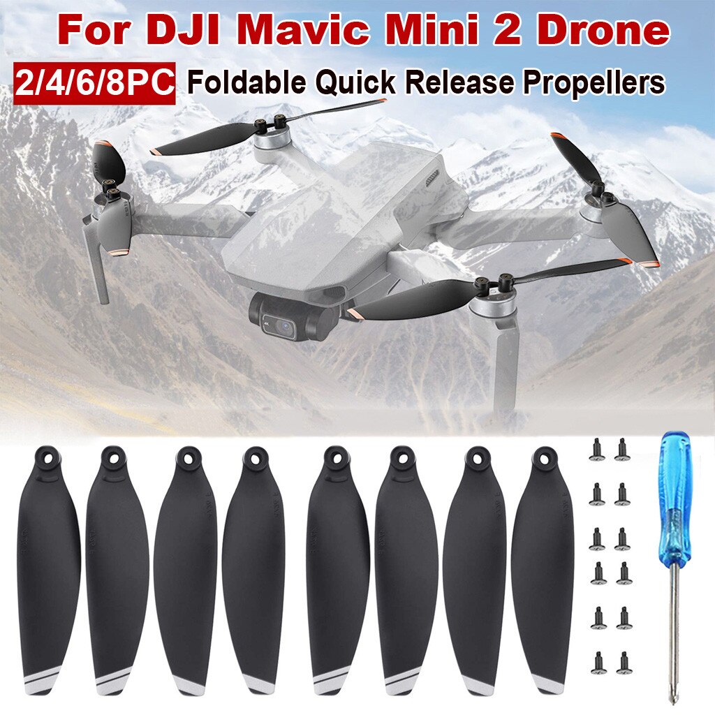 2-8 Stuks Quick-Release Prop Guards Propellers Voor Dji Mavic Mini 2 Gps Rc Drone Onderdelen rc Drones Accessoires
