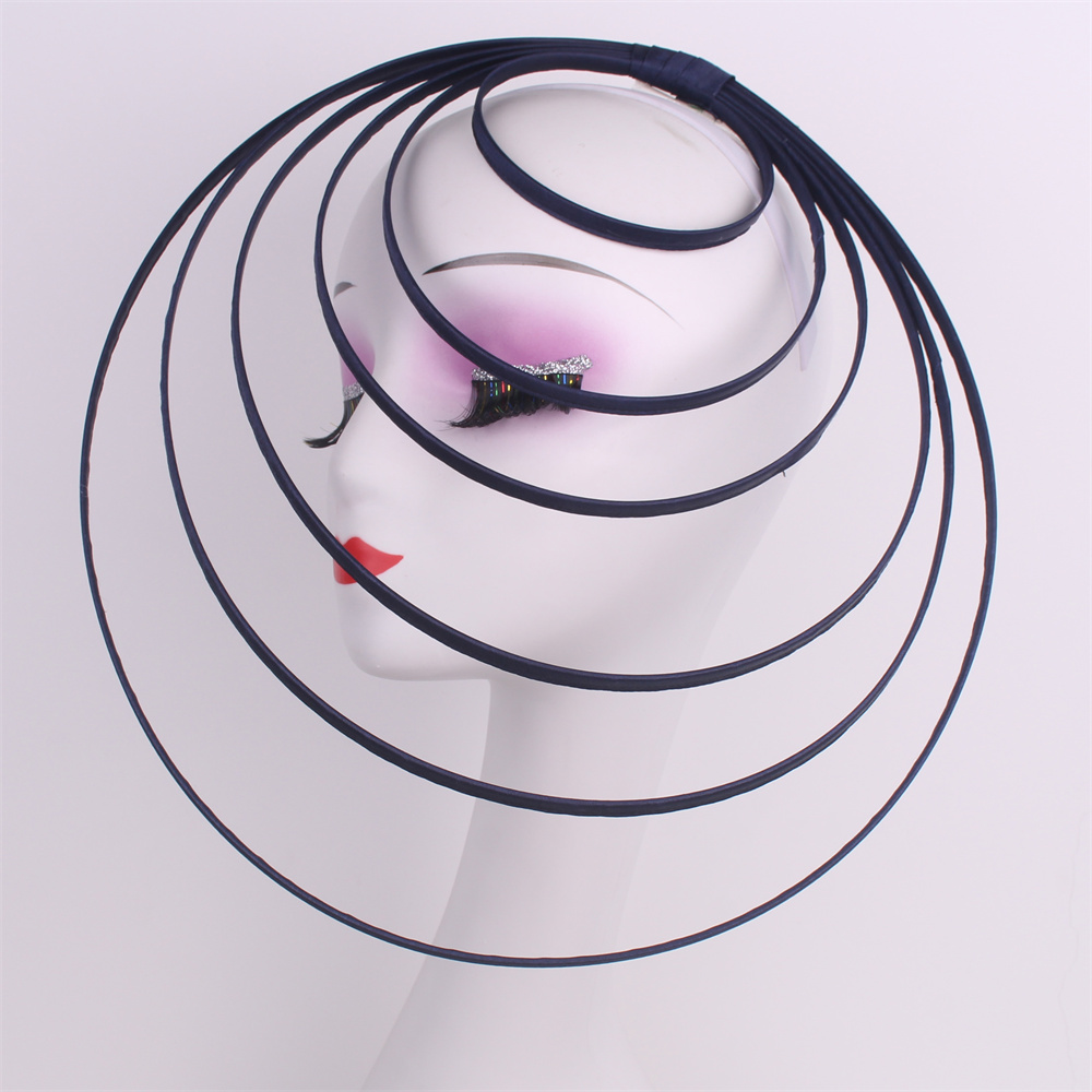 Royal Ascot Luxury Fascinator Hat Women Wedding Headpiece Mesh Hat Formal Event Pillbox Fascinator Hats Ladies Mariage Millinery