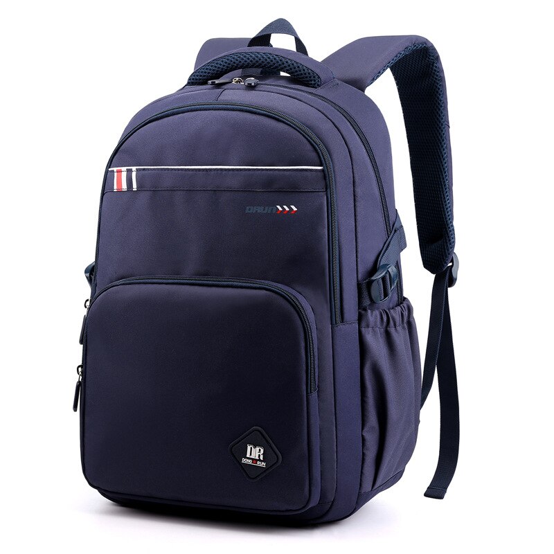Waterproof Oxford School Backpacks For Boys Print School Bags For Girls 17 Inch Laptop men Backpack For Teenagers Schoolbag: blue