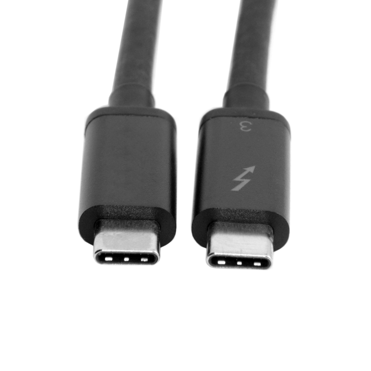 Cablecc Thunderbolt 3 USB-C USB 3.1 Male to Thunderbolt 3 Male 40Gbps Cable for PC & Laptop 0.3m 0.5m 1m 2m