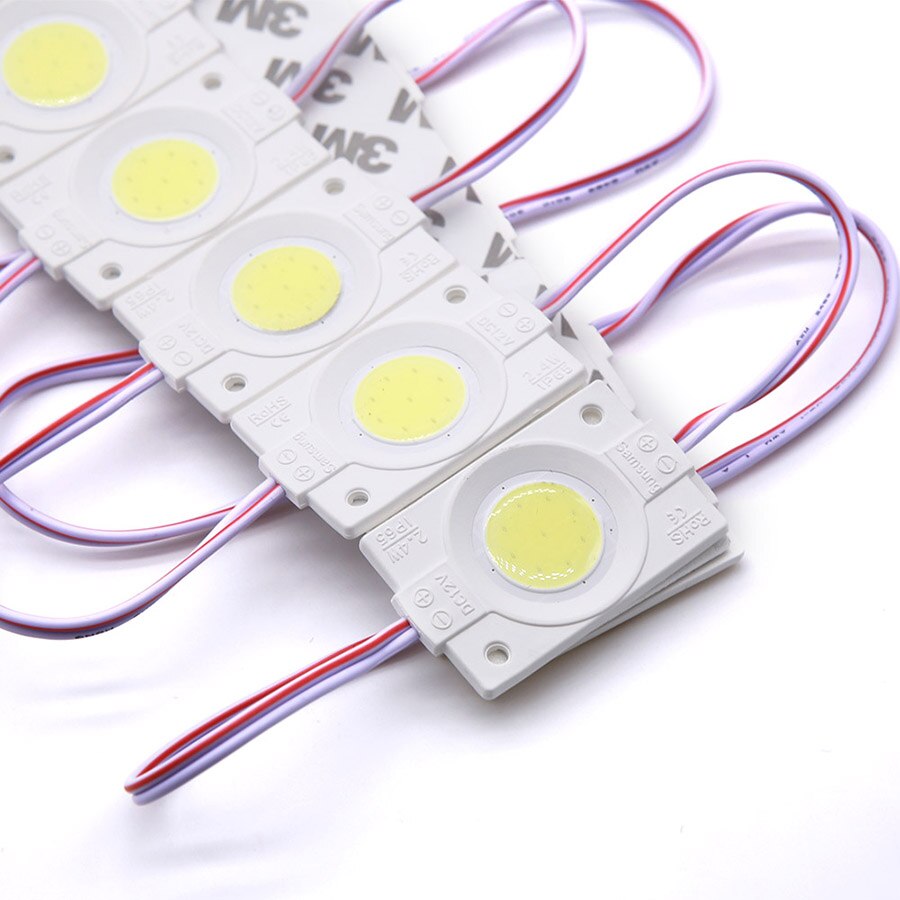 COB LED Module Strip Light Bead Chip Lamp DC12V 2.5W Waterproof Ultra Bright DIY Sign Advertising Backlight Decorative Lights