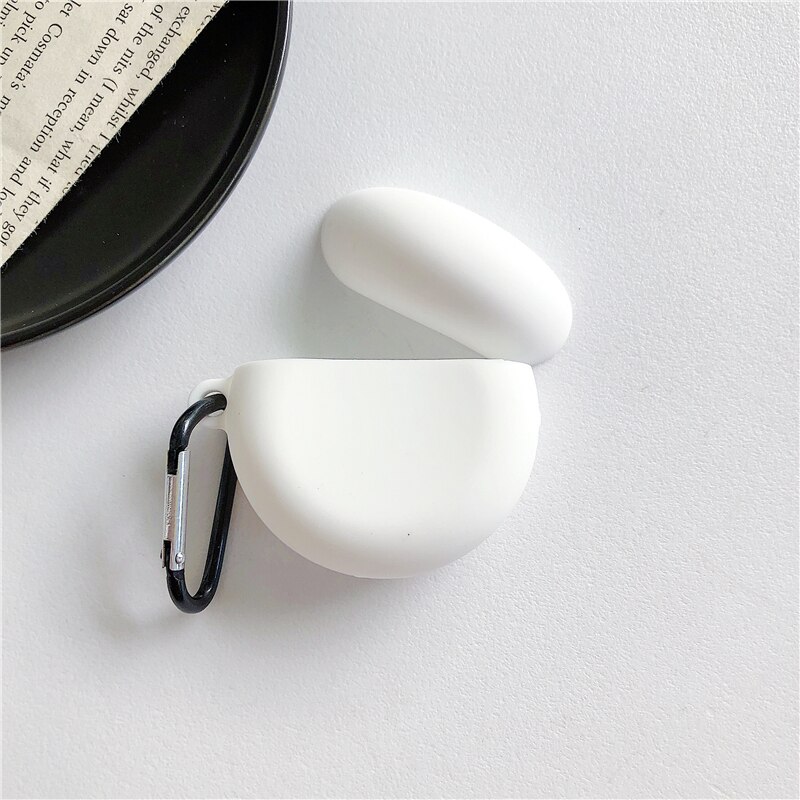 Siliconen Case Voor Huawei Freebuds 3 Draadloos Opladen Zachte Beschermende Accessoires Gevallen Voor Huawei Freebuds 3 Tas: White