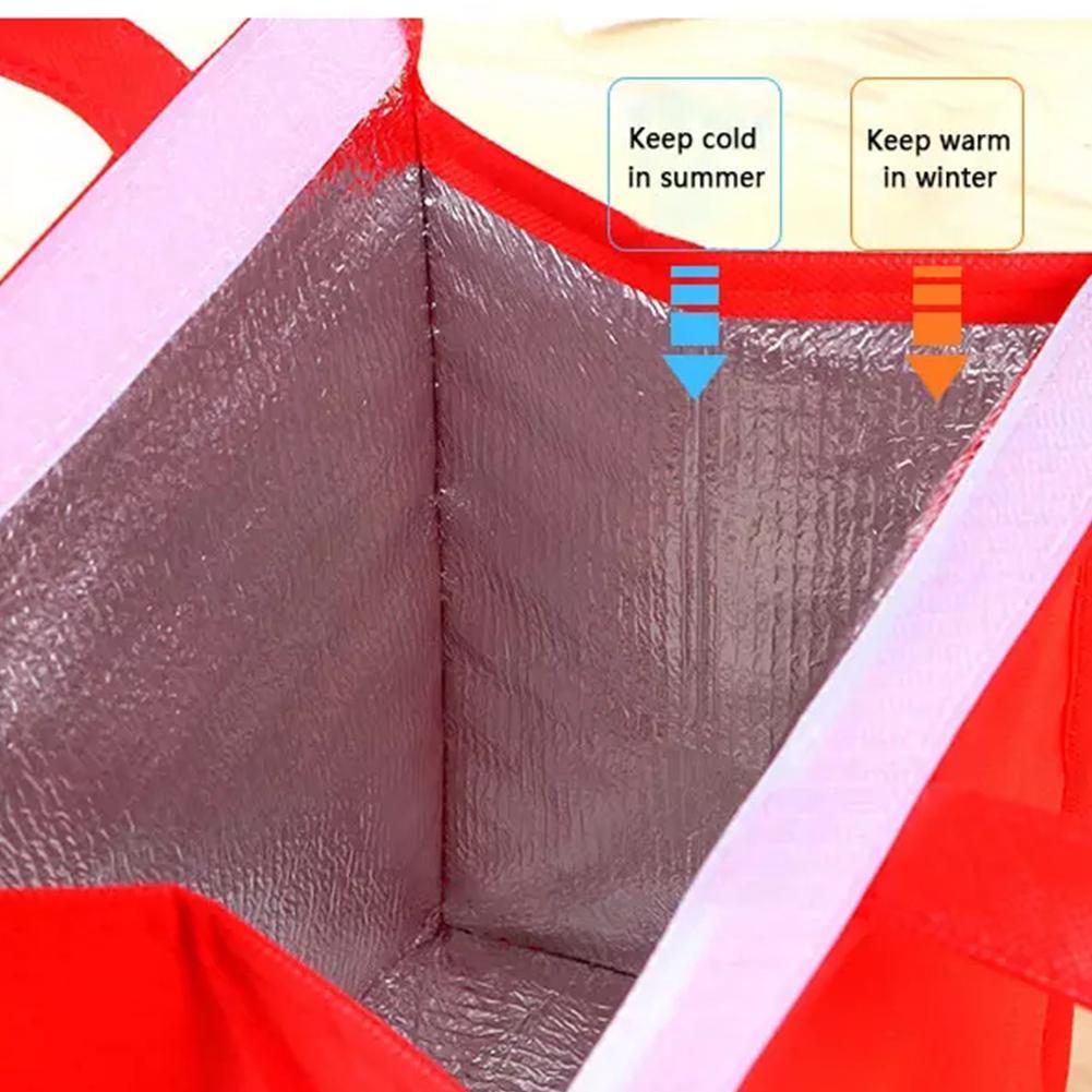 Insulated Bag Waterproof Cooler Bag Insulation Folding Picnic Portable Ice Pack Food Thermal Bag Food Bag Pizza Bag