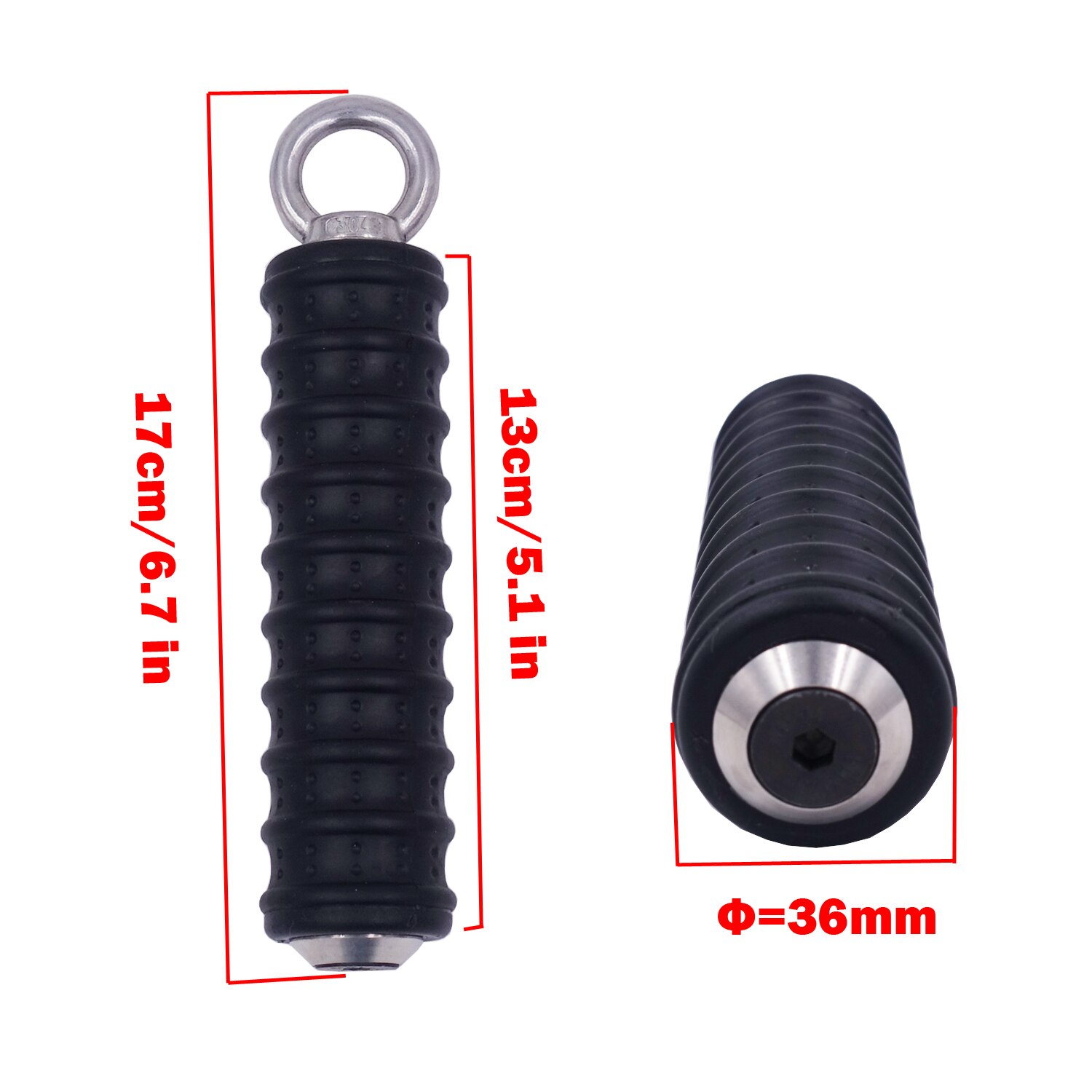 Push Down Enkele Gym Handvat Triceps Sterkte Pull Up Hand Grips Voor Kabel Machine Attachment Arm Spier Fitnessapparatuur