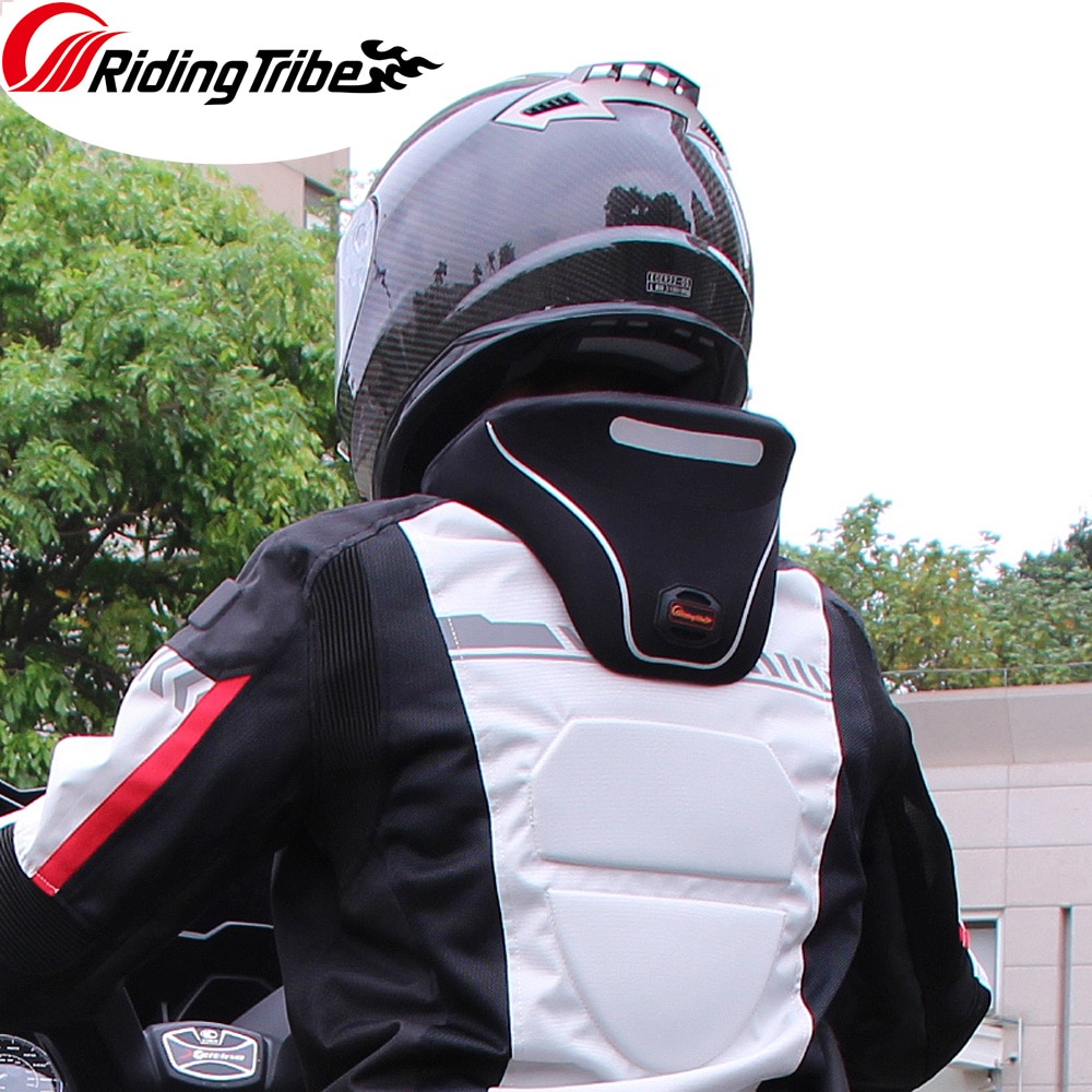 Riding Tribe Neckguard Motorcycle Neck Brace Protector Reflective Moto Off Road Protective Gear Support Helmet HX-P24