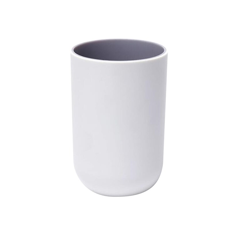 Tasse à dents accueil salle de bain accessoires porte-brosse Simple multifonction PP matériel lavage dent tasse: gray