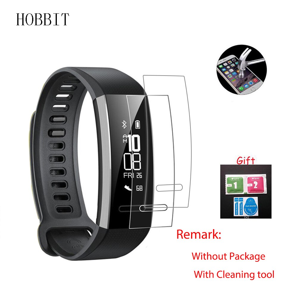 2Pack Screen Protector Full Coverage Soft TPU Anti-explosion Smart Band Wristband Film For Huawei Eris-B29 Band 2 Pro eris B29