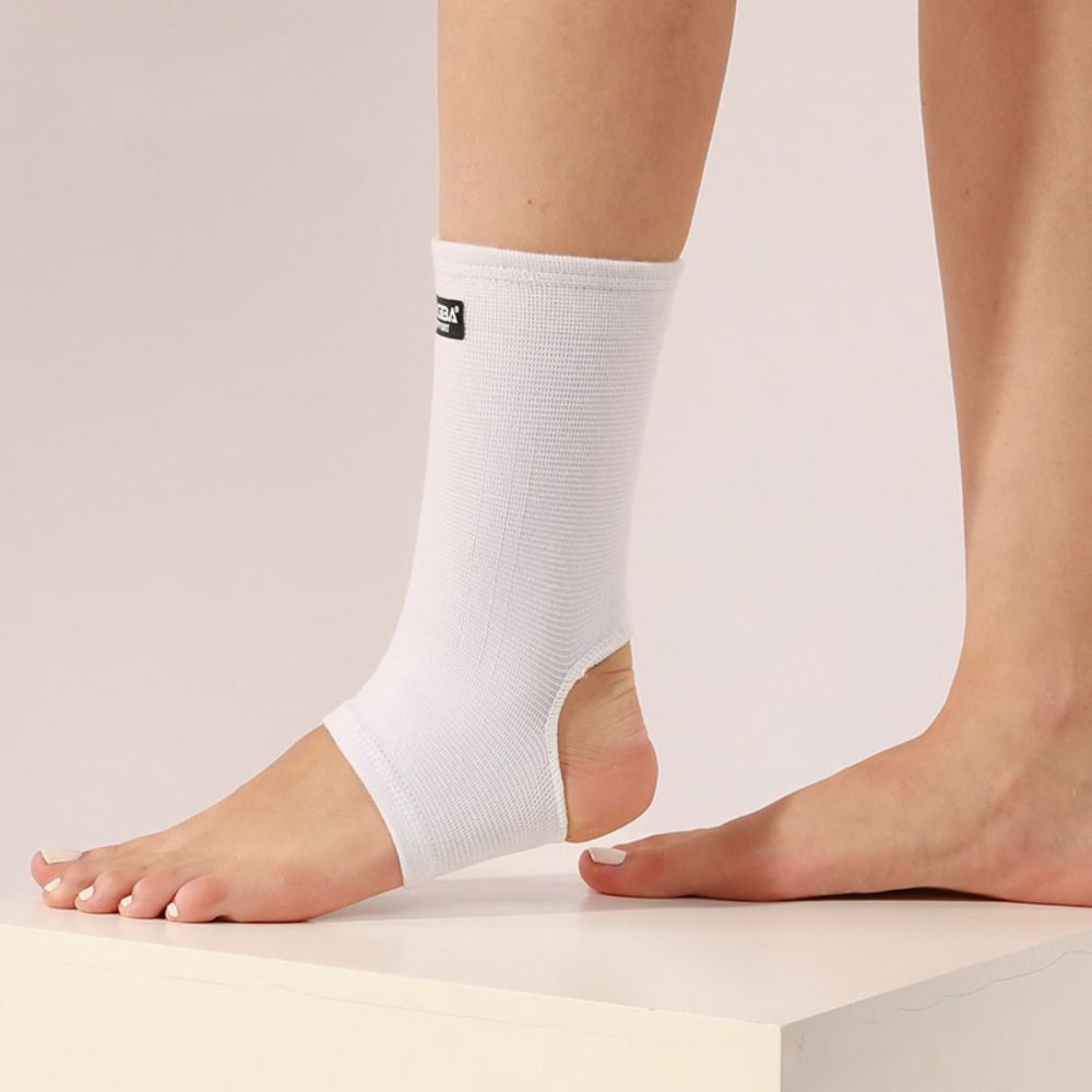Compressieband Duurzaam Nylon Enkelsteun Zwart Wit Kaki M/L/Xl Enkelbrace Elastische Achillespees Brace Voetverstuiking: S / Beige