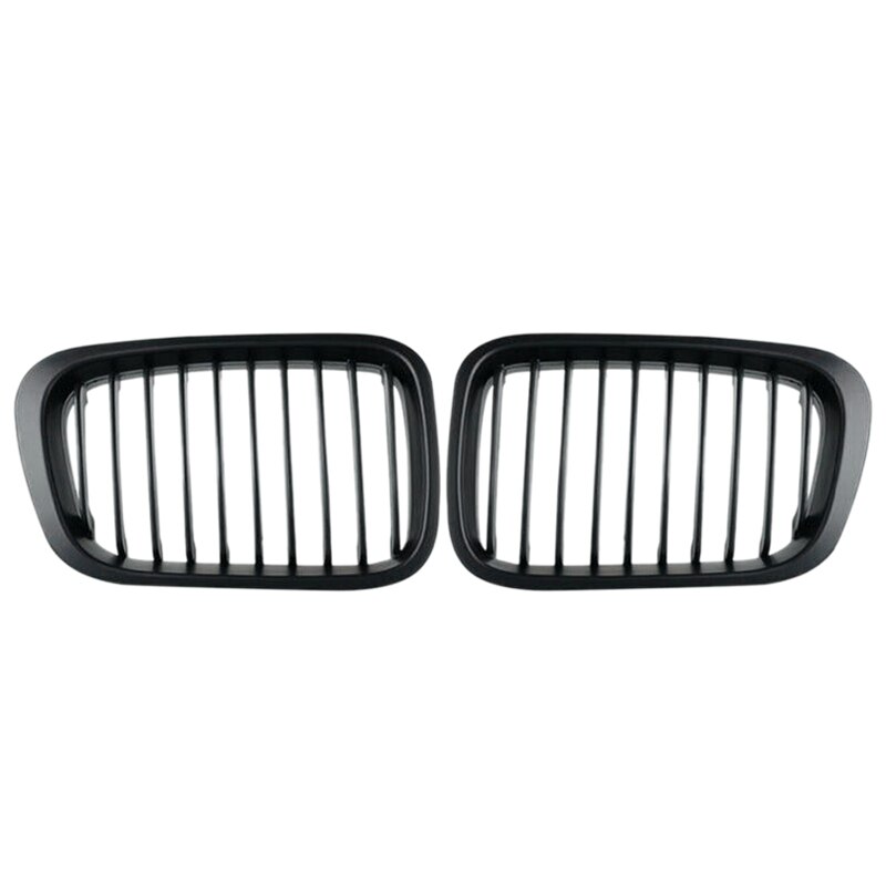 Parrilla negra mate para BMW Serie 3 1998-2001 E46 320I 325I 328I 330I sedán de 4 puertas