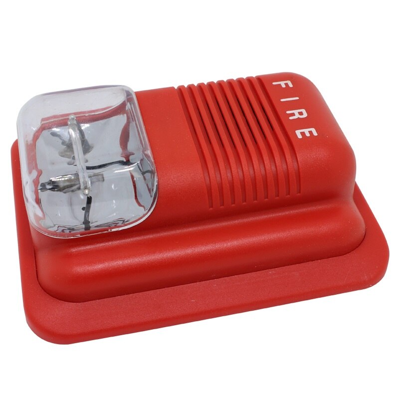24V wired Flash Light sound Fire alarm Siren
