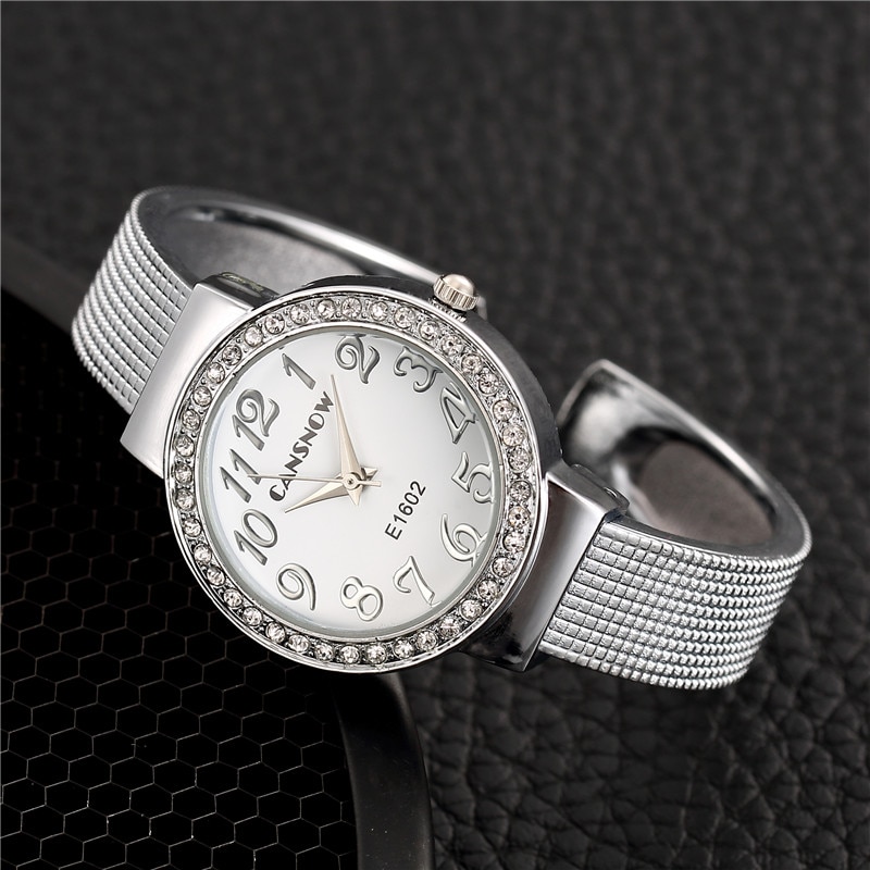 Mode Dames Vrouwen Jurk Horloge Armband Horloges Luxe Kleine Wijzerplaat Zilveren Horloge Rvs Relogio Feminino