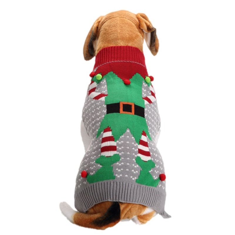 kvarter Til ære for saltet Jul hundetrøje xmas pet coat outfits tøj til hund kat strik tøj lille  hundetøj strik pudel corgi – Grandado