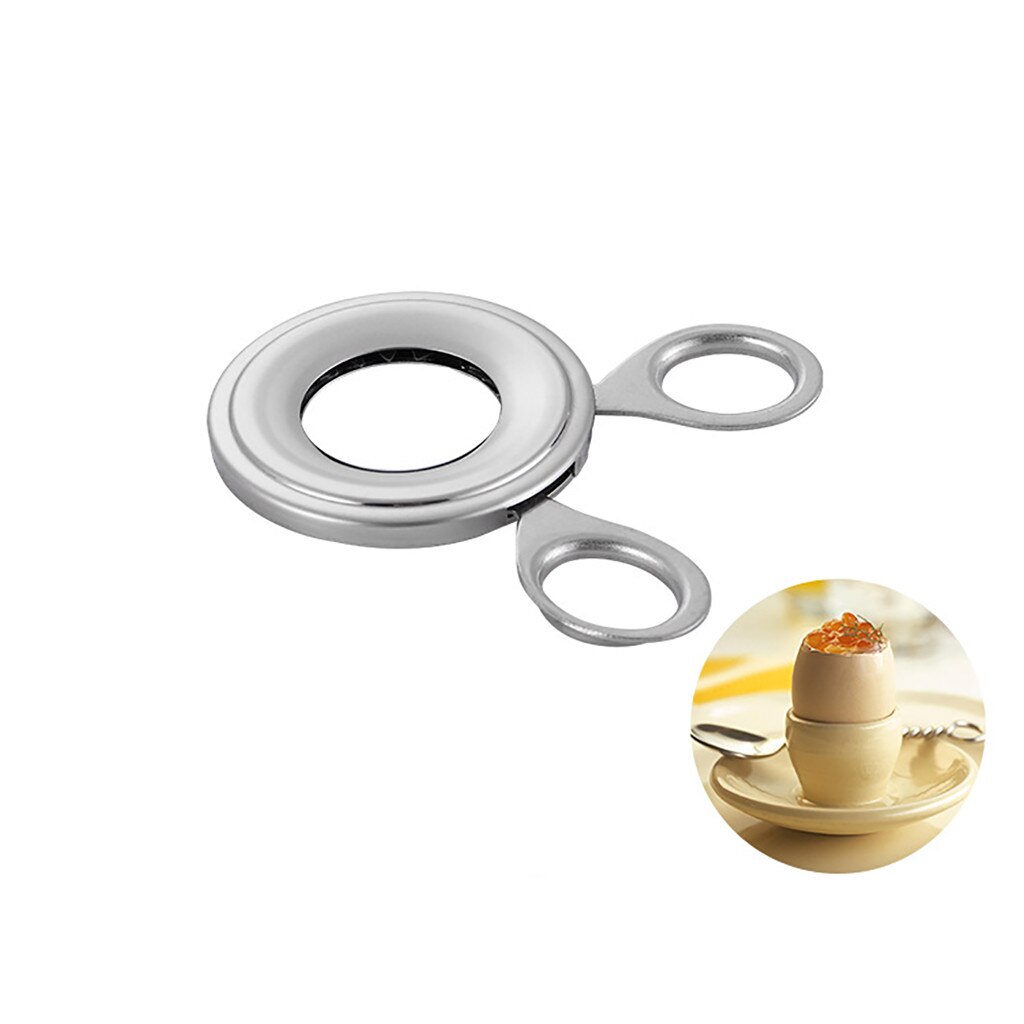 Aluminium Gekookte Eieren Topper Shell Top Keuken Tool Egg Cutter Klopper Opener Ei Accessoires Keukens Gadget Резак Для Яиц