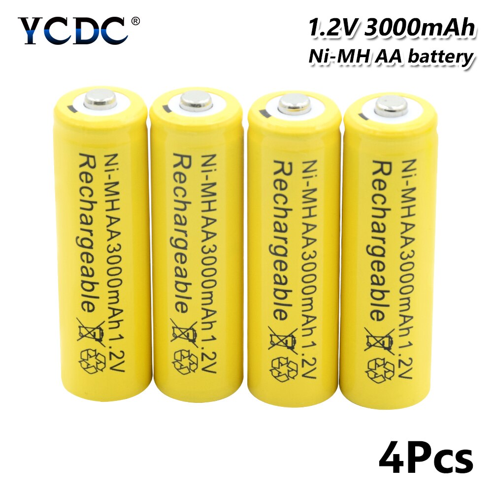 1 2v 3000mah ni mh aa batterij 1 2v nimh oplaadbar grandado