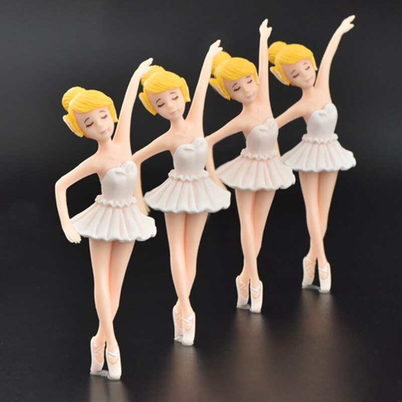 Dansen Ballet Meisje Fairy Miniaturen Beeldje Ornamenten Sleutelhanger Poppenhuis Accessoires