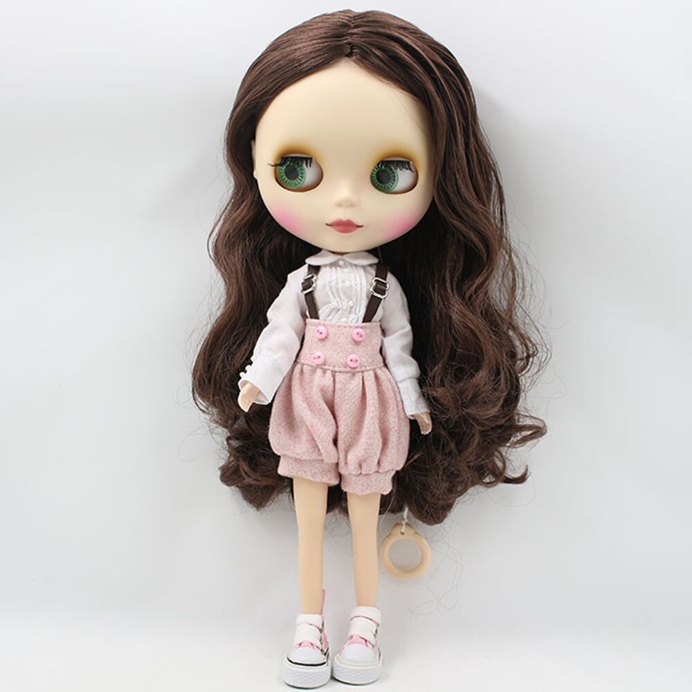 Dbs 1/6 blyth dukke isete dbs ledd kropp klær stropper jumpsuit shorts uformell stil