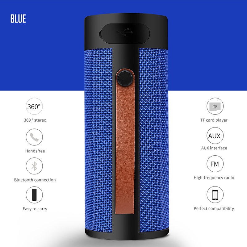 Music Fighter 3D Round Portable Beast Speaker Wireless